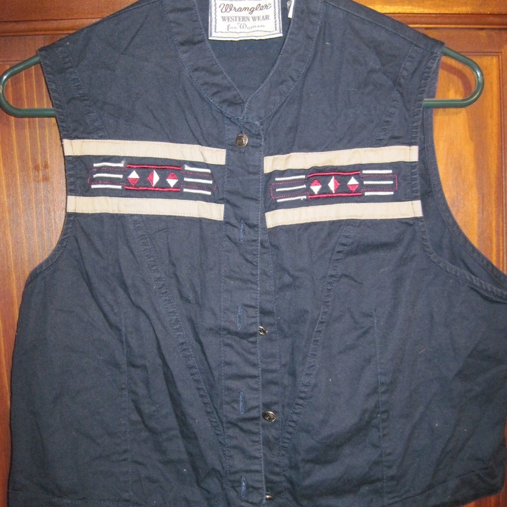 Wrangler for Women Navy Top Size Large
